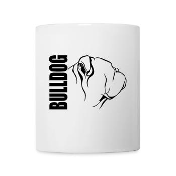 BULLDOG Profile Dogs Dog Wilsigns - Mug - white - Front