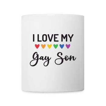 Ich liebe meinen schwulen Sohn - Tasse - Weiß - Vorne