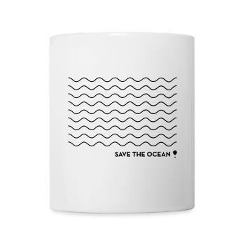 Save the ocean! - Tasse - Weiß - Vorne