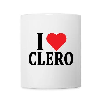 T-shirt J’adore l’idée cadeau du t-shirt du clergé - Mug blanc - blanc - Devant