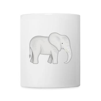 Elefant Baby - Tasse - Weiß - Vorne