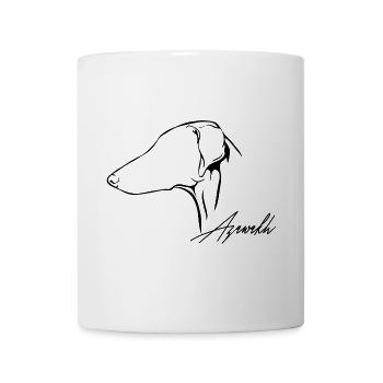 AZAWAKH Profile Dogs Dog Wilsigns Greyhounds - Mug - white - Front