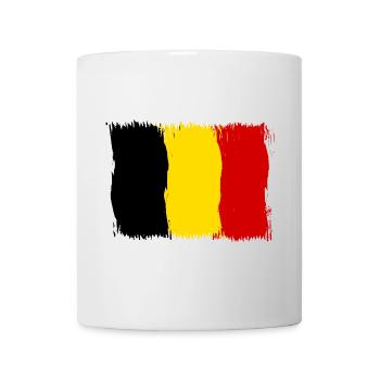 Belgique Drapeau Belge Drapeau Cadeau - Mug blanc - blanc - Devant