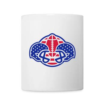 American Football (USA Design) - Tasse - Weiß - Vorne