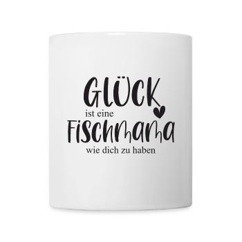 Fische Fischmama Haustier Aquarium Geschenk - Tasse - Weiß - Vorne