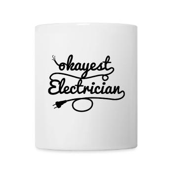 Durchschnittlicher Elektriker - Tasse - Weiß - Vorne