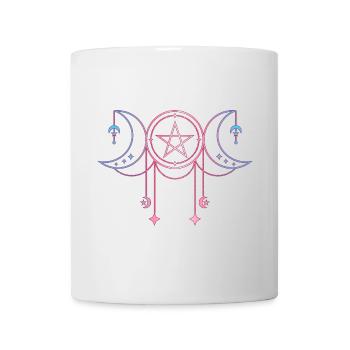 Triple Moon Goddess Transgender - Mug - white - Front