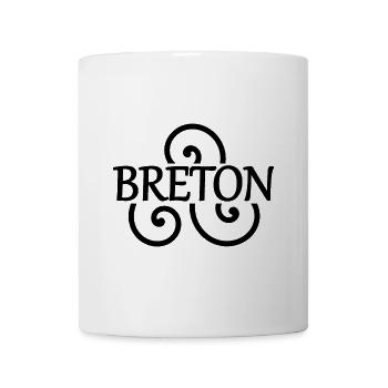 Breton (black) - Mug - white - Front