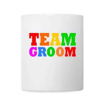 Team groom - Tasse - Weiß - Vorne