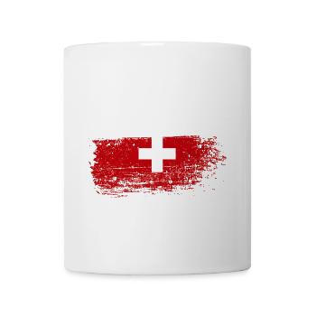 US Stars Swiss Cross Fusion - Mug - white - Front