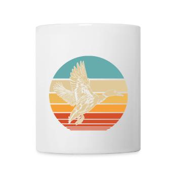 Duck retro vintage - Mug - white - Front