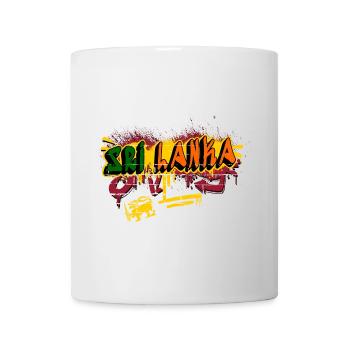 Sri Lanka Graffiti Design - Tasse - Weiß - Vorne