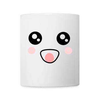 Kawaii Gesicht Kawaii Kostüm Kawaii - Tasse - Weiß - Vorne