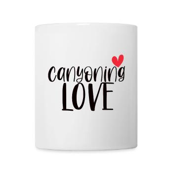 Climbing Canyoning Love Mountain Canyon Gift - Mug - white - Front