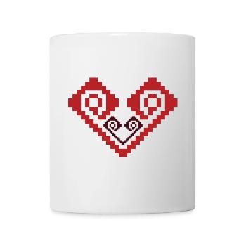 2 Hearts - Mug - white - Front
