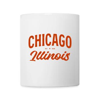 Chicago Illinois Vintage Script - Mug - white - Front