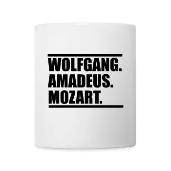 Wolfang Amadeus Mozart - Tasse - Weiß - Vorne