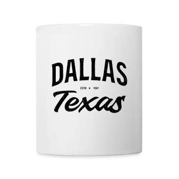 Dallas Texas USA Foundation Year Design - Mug - white - Front