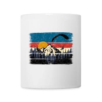 Sunset Summit Paraglide Retro - Tasse - Weiß - Vorne