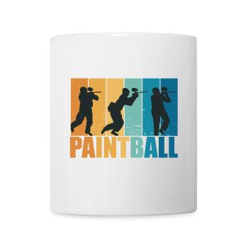 Paintball Paintballer Gotcha Vintage Cadeau - Mug blanc - blanc - Devant
