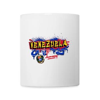 Venezuela graffiti flag design - Mug - white - Front