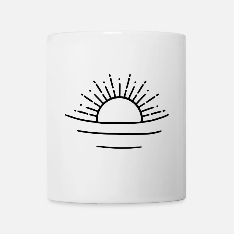 relaxed sun - Mug - white