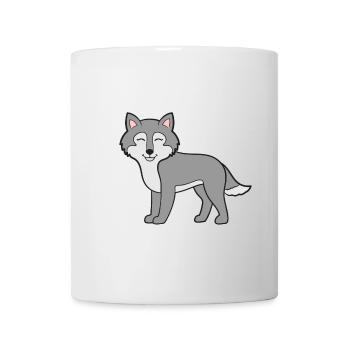 Wolf Wölfe - Tasse - Weiß - Vorne