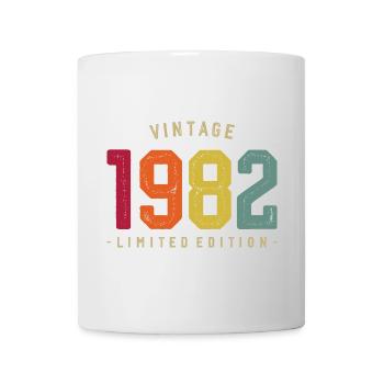 Millésime 1982 Edition Limitée - Mug blanc - blanc - Devant