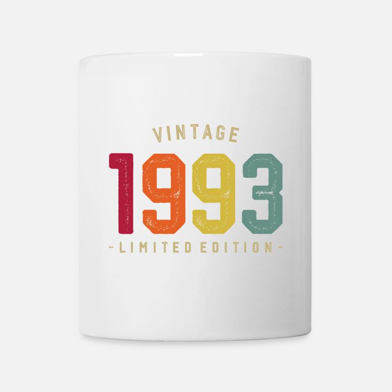 Jahrgang 1993 Limitierte Auflage - Tasse - Weiß