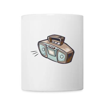 Enregistreur radio Sound-Machine - Mug blanc - blanc - Devant