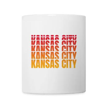 Kansas City Gradient Sequence - Mug - white - Front