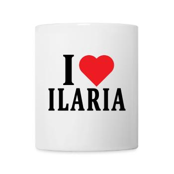 t-shirt J’adore Ilaria idée cadeau t-shirt - Mug blanc - blanc - Devant