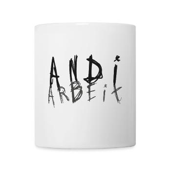 Andi Arbeit - Andreas, Andrea, Andy - Tasse - Weiß - Vorne