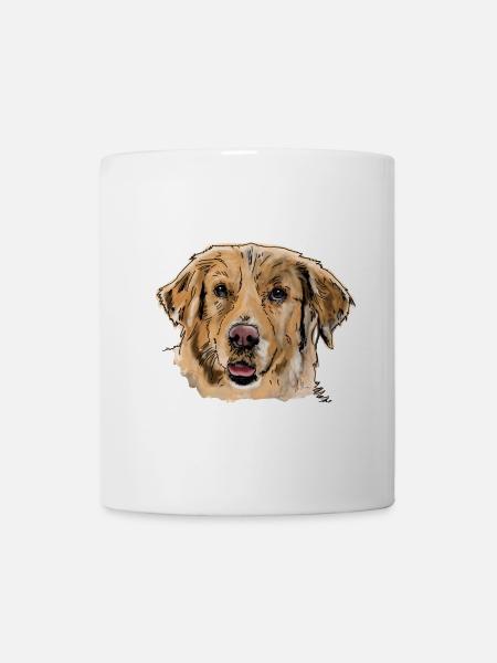 Golden Retrievers - Mug blanc - blanc