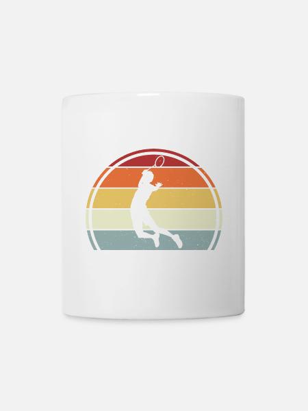 Badminton - Tasse - Weiß