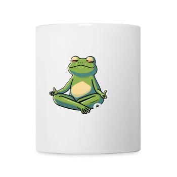 enspannter relaxed chill Frosch - Tasse - Weiß - Vorne