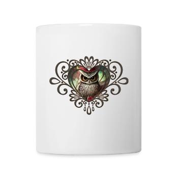 Beautiful Owl the Bird of the Night - Mug - white - Front