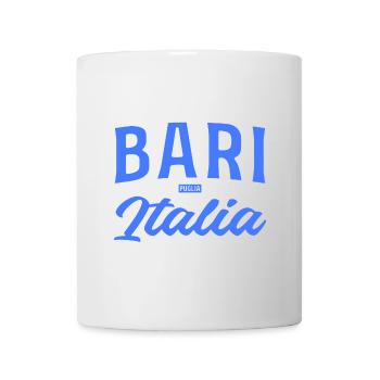Bari Italia Lettering Blue - Mug - white - Front