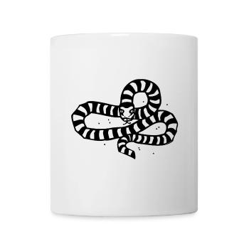 LUCKY SNAKE CHARM - Persische Ruderschlange - Tasse - Weiß - Vorne