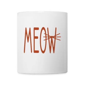 Meow meow meow - Mug blanc - blanc - Devant