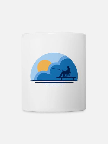 Angeln, Angelfreund, Angeln - Tasse - Weiß