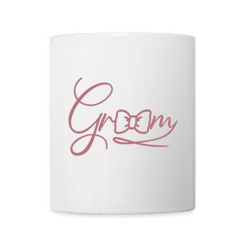 Groom Cool Matching Couple Wedding Party Mariage - Mug blanc - blanc - Devant
