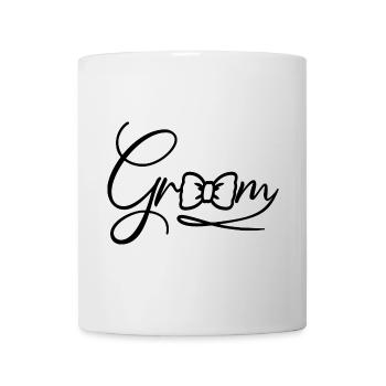 Groom Cool Matching Couple Wedding Party Mariage - Mug blanc - blanc - Devant