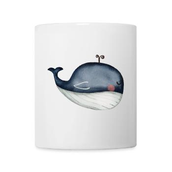 Wal, Ozean - Tasse - Weiß - Vorne