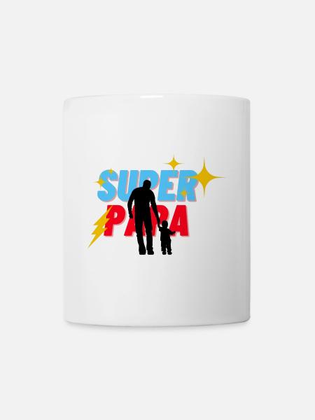 Super Papa - Mug blanc - blanc