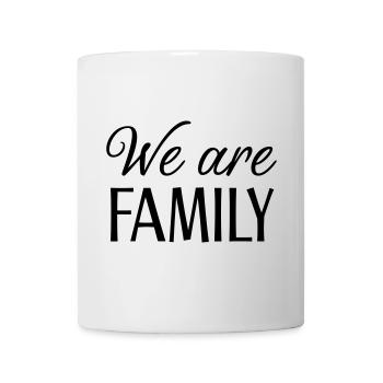 Nous sommes une famille - Mug blanc - blanc - Devant