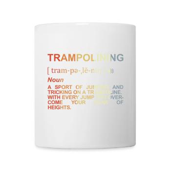 Trampolinspringen Definition - Tasse - Weiß - Vorne