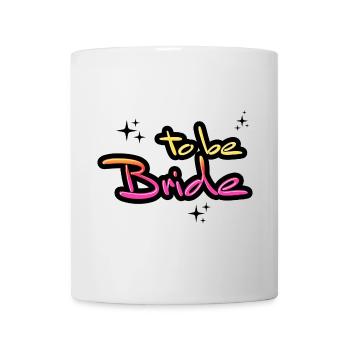 Bride to be retro look bachelor party engagement bachelor party - Mug - white - Front