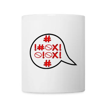 INTERDIT - COLÈRE EN COLÈRE - ÉMOTIONS - Mug blanc - blanc - Devant