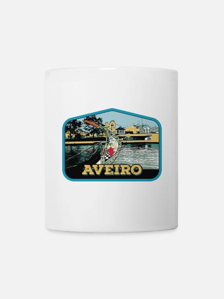 boat from Moliceiros to Aveiro, Portugal - Mug - white